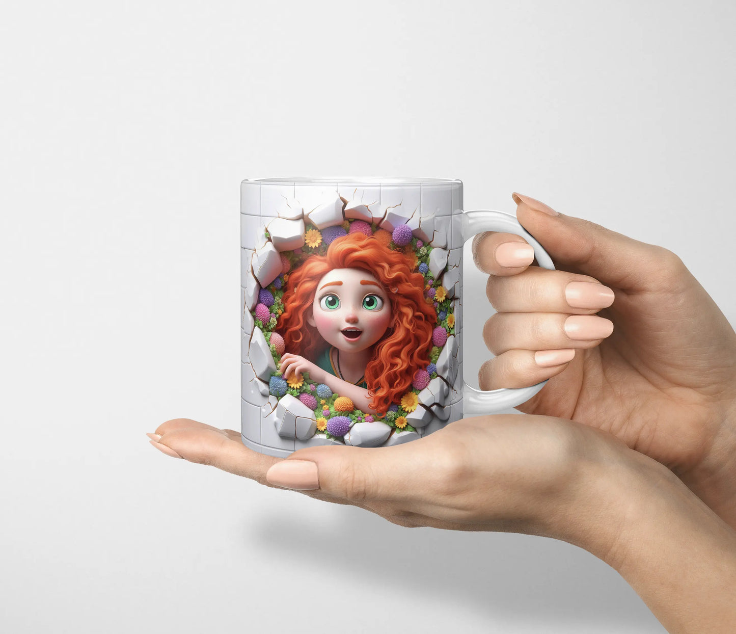 Merida (Brave) - Ceramic Mugs - Vibrant 3D Printed