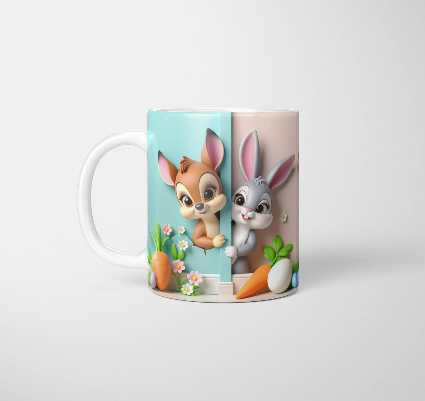 Bambi and Easter Bunny - Easter Mug