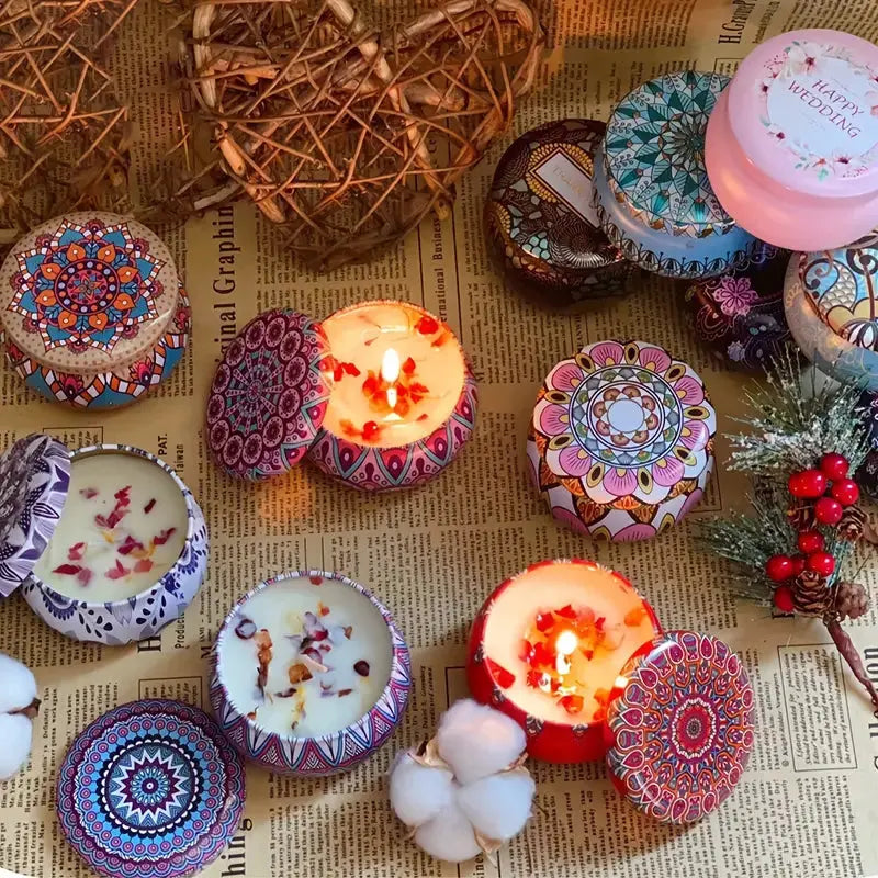 Scented Candle Gift Set - 4pcs