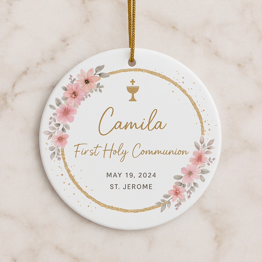 Holy Communion & Confirmation Hanging Ornament