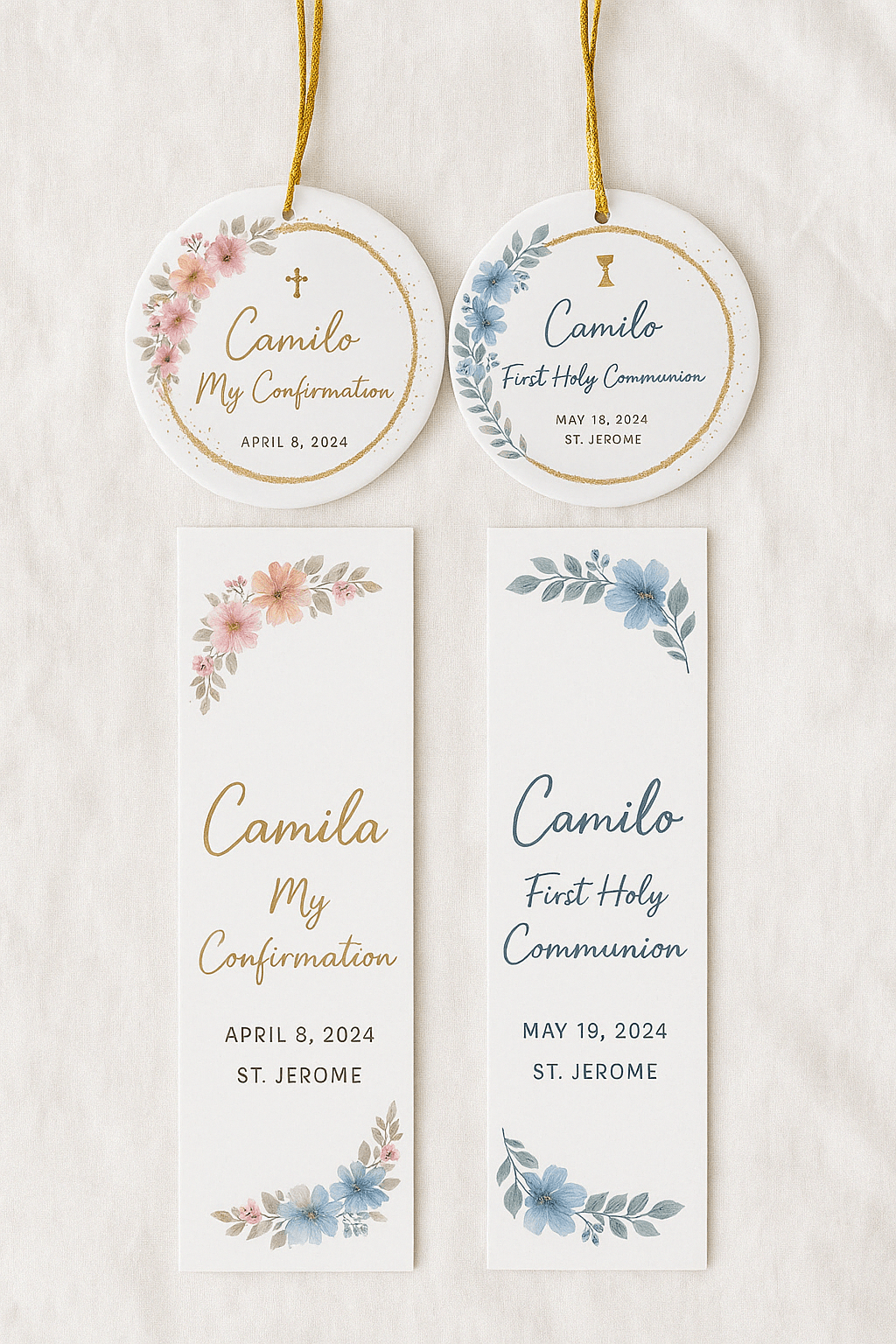 Holy Communion & Confirmation Hanging Ornament