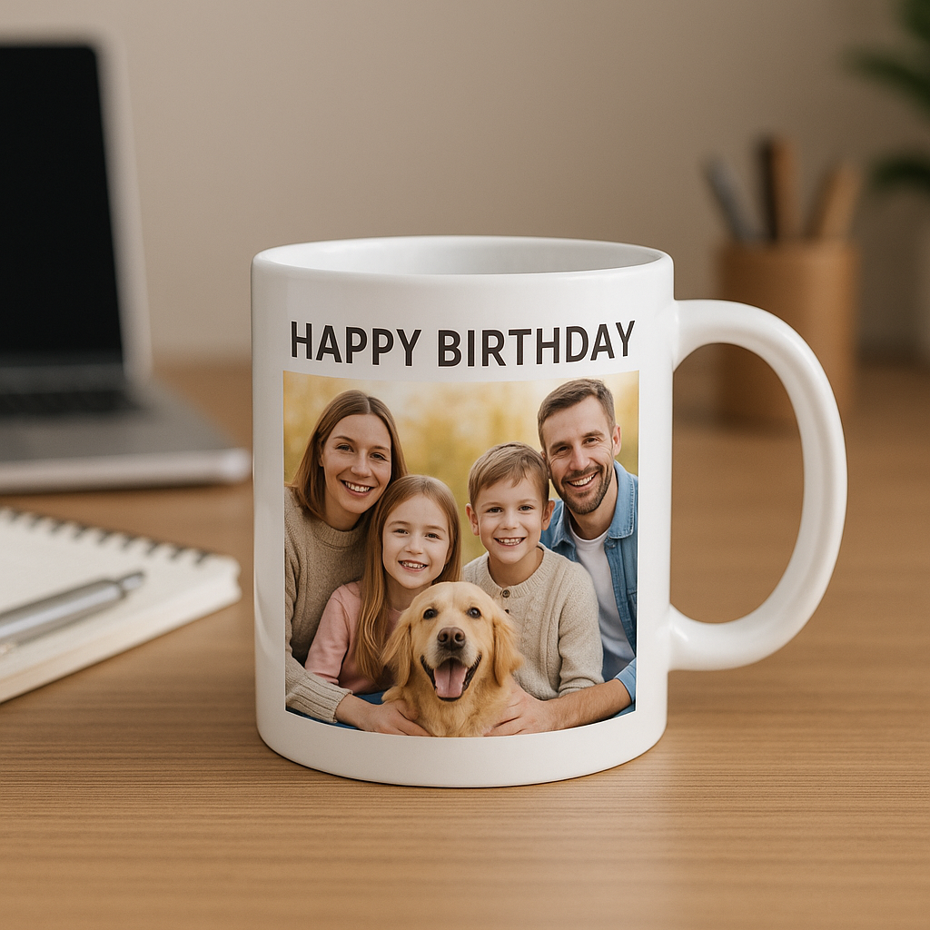Custom Photo Mug – 11oz Ceramic