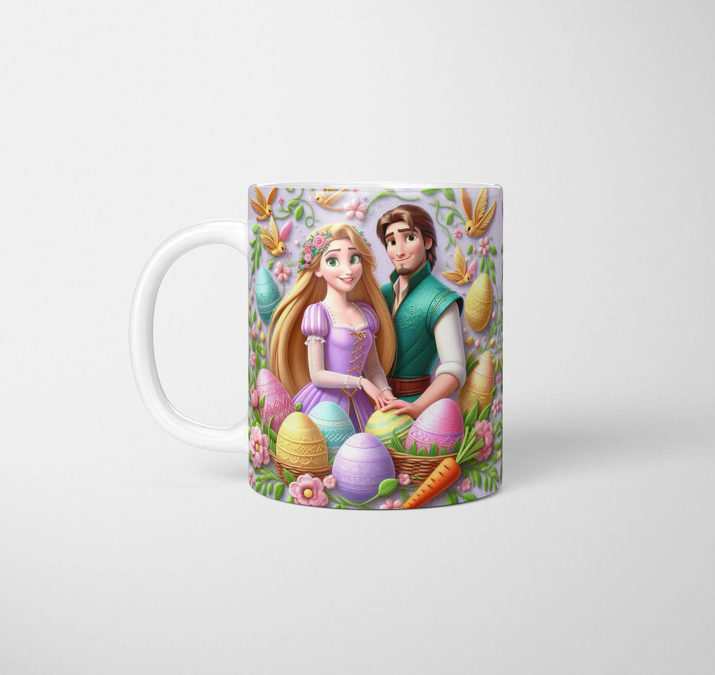 Rapunzel and Flynn - Easter Mug