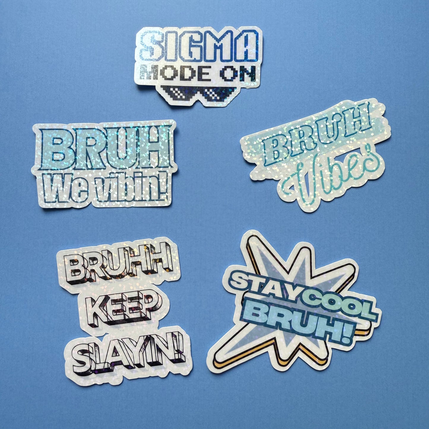 Holographic Waterproof Sticker Bundles
