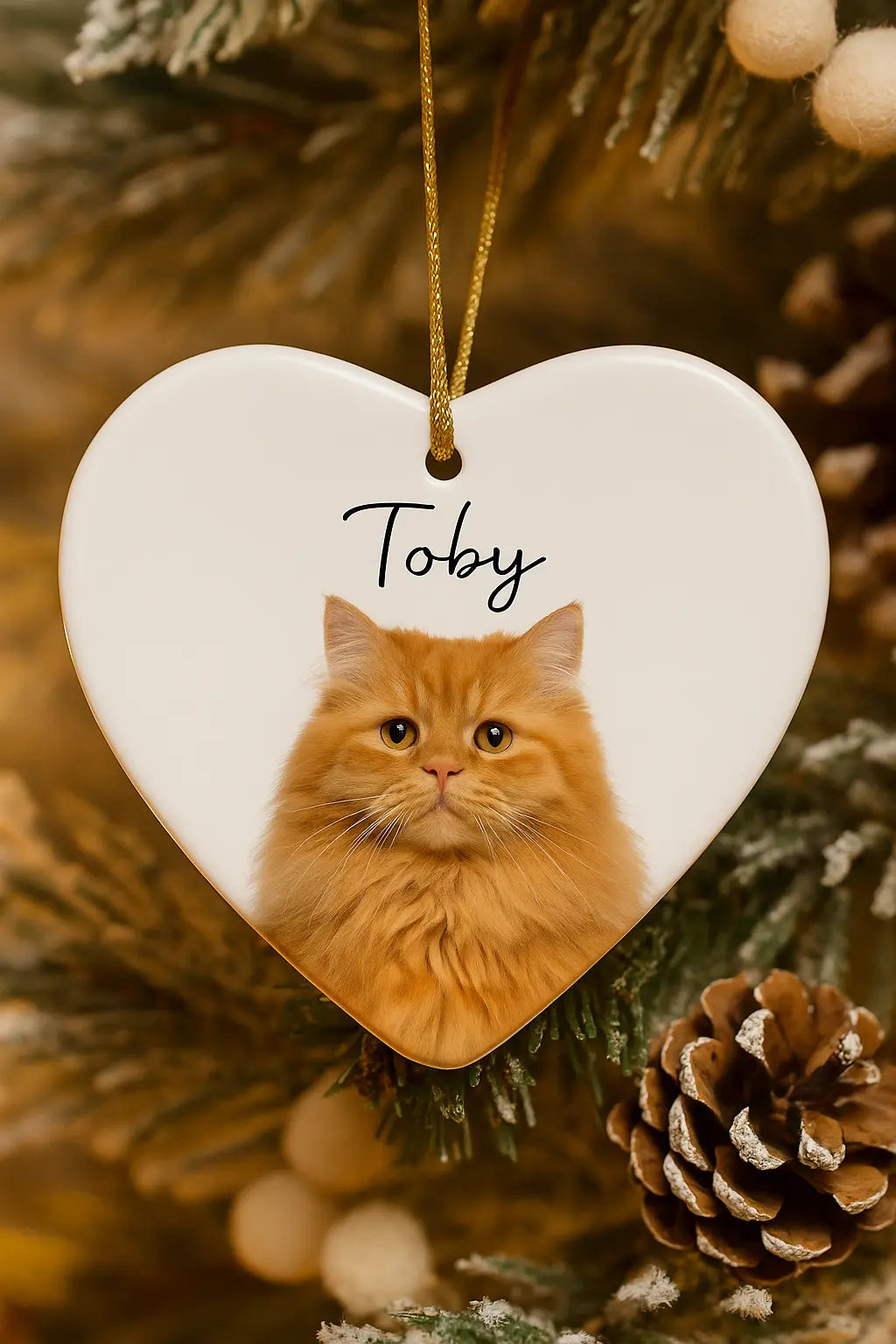 Personalized Pet Photo Ceramic Ornament Anastasi Gifts