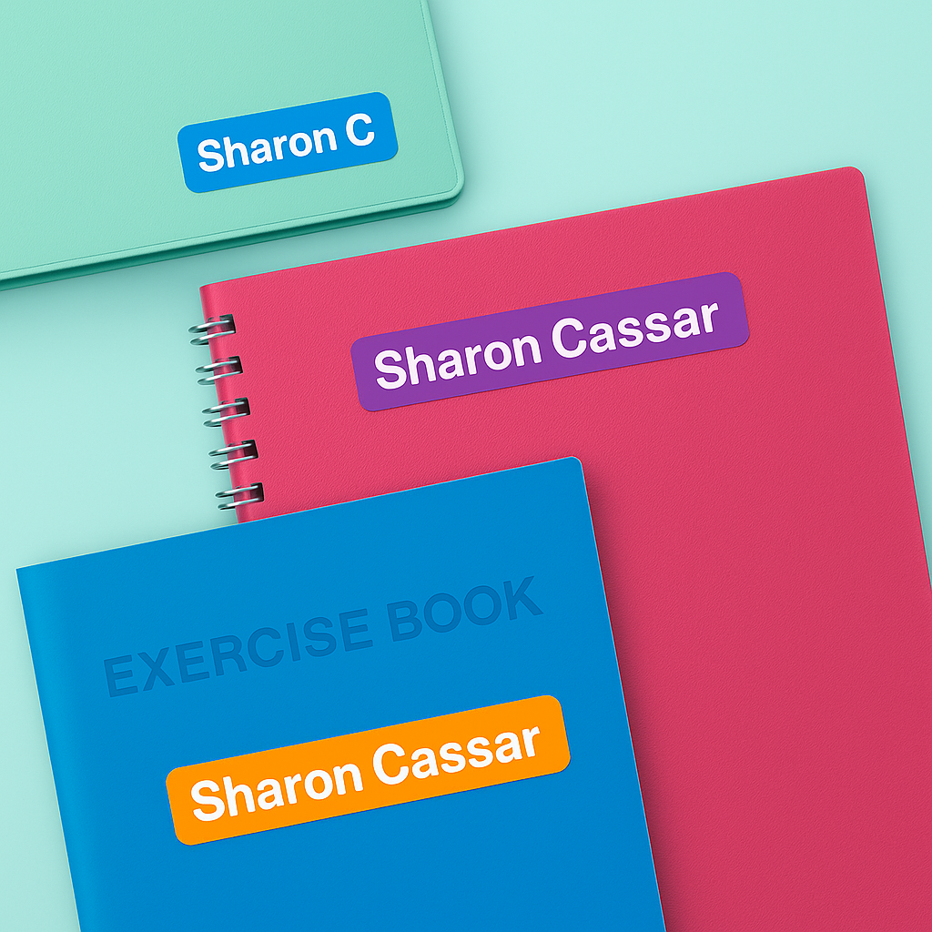 Mini Name Sticker Packs - Fast Turnaround