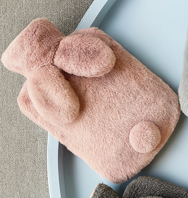 Bunny Tail Hot Water Bottle (500ml)