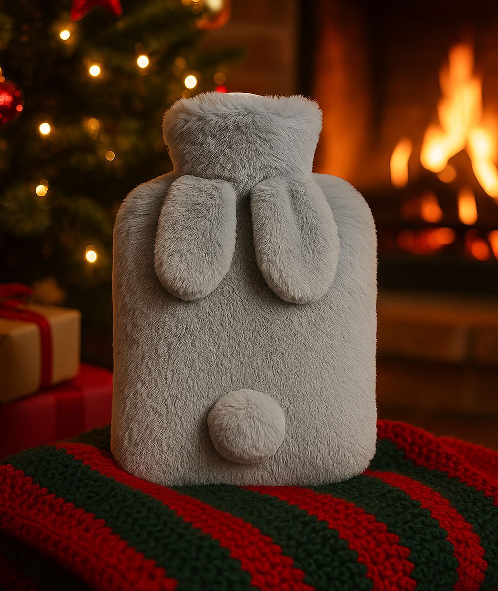 Bunny Tail Hot Water Bottle (500ml)