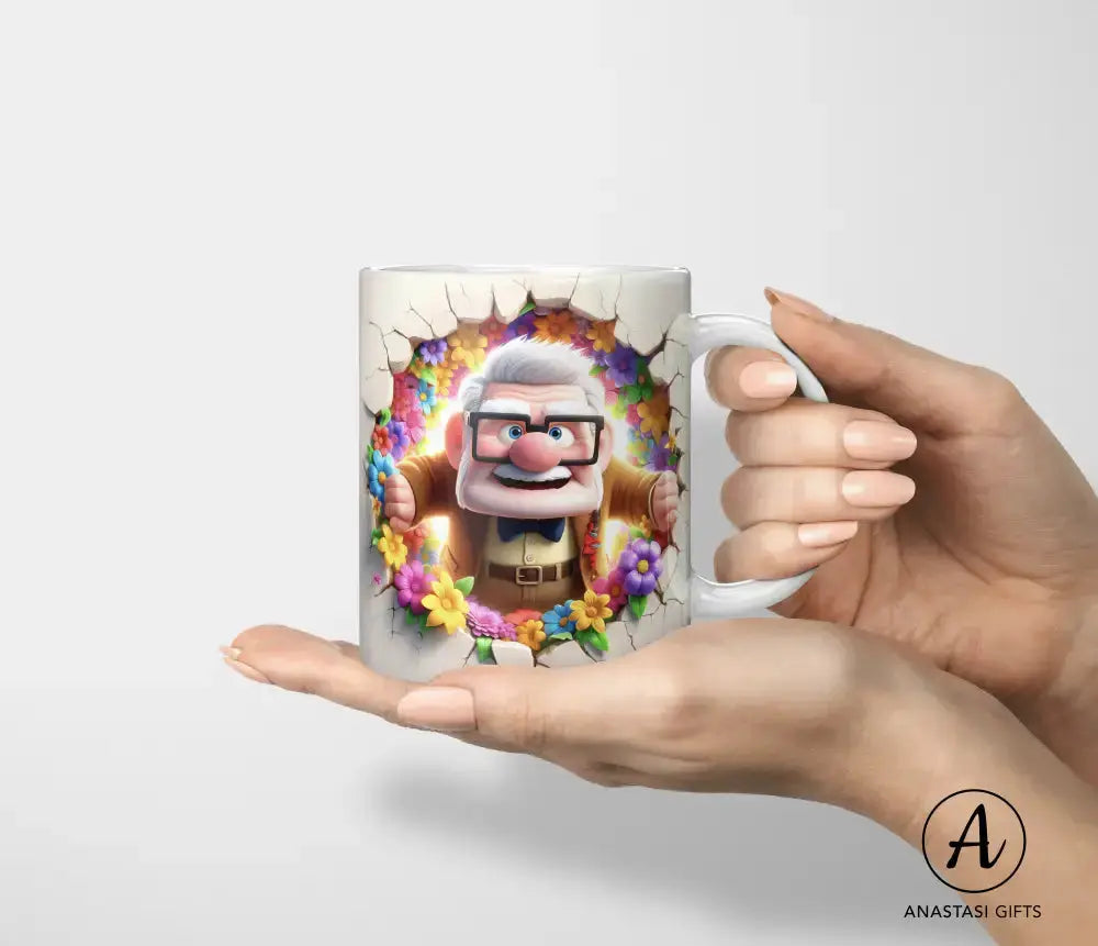Carl Fredricksen - Up - Mug, Ceramic Mug