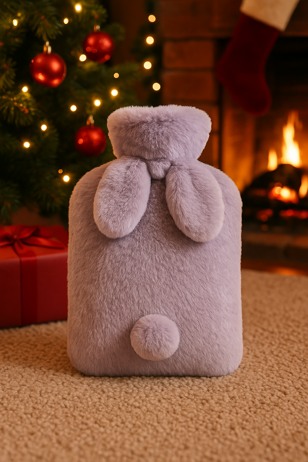 Bunny Tail Hot Water Bottle (500ml)