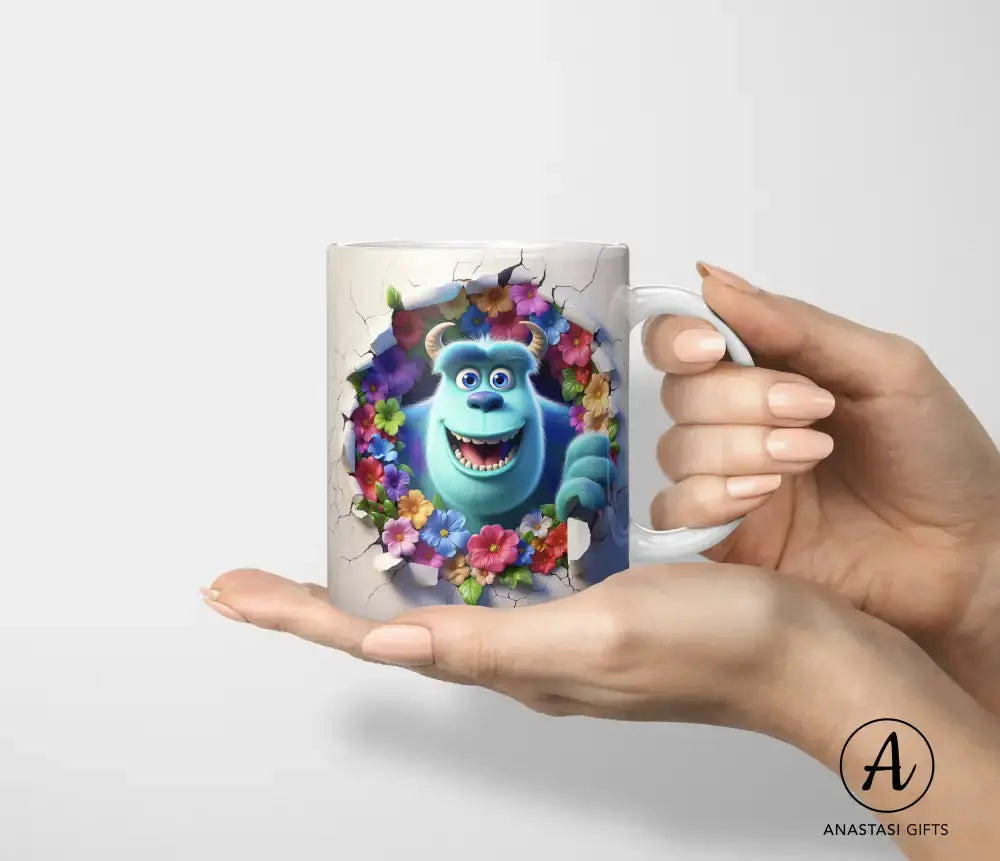 James (Monsters Inc.) - Ceramic Mugs - Vibrant 3D Printed