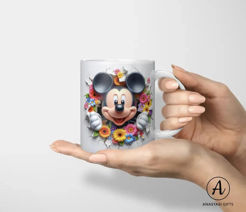 Mickey Mouse - Ceramic Mugs - Vibrant 3D Printed
