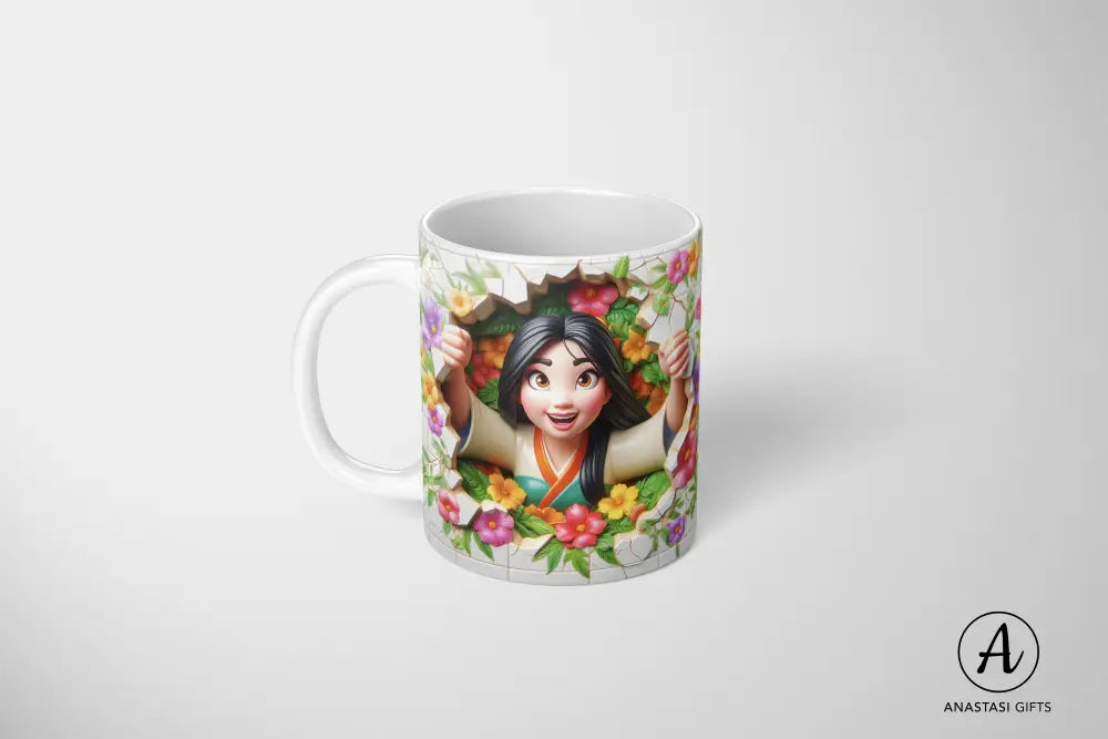 Mulan - Ceramic Mugs - Vibrant 3D Printed
