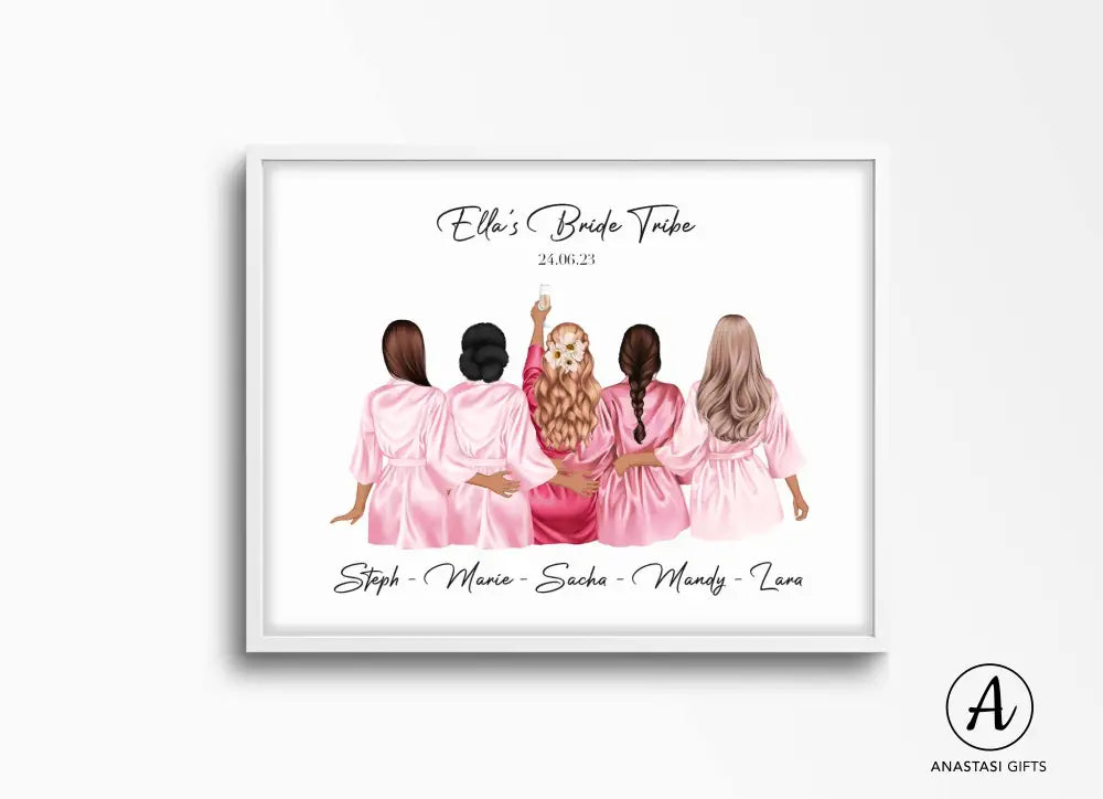 Bridesmaid Framed