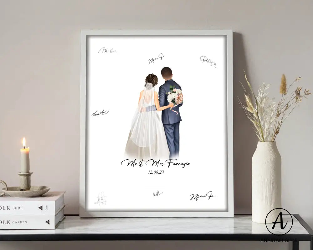 Wedding Guest Signing Signature Frame
