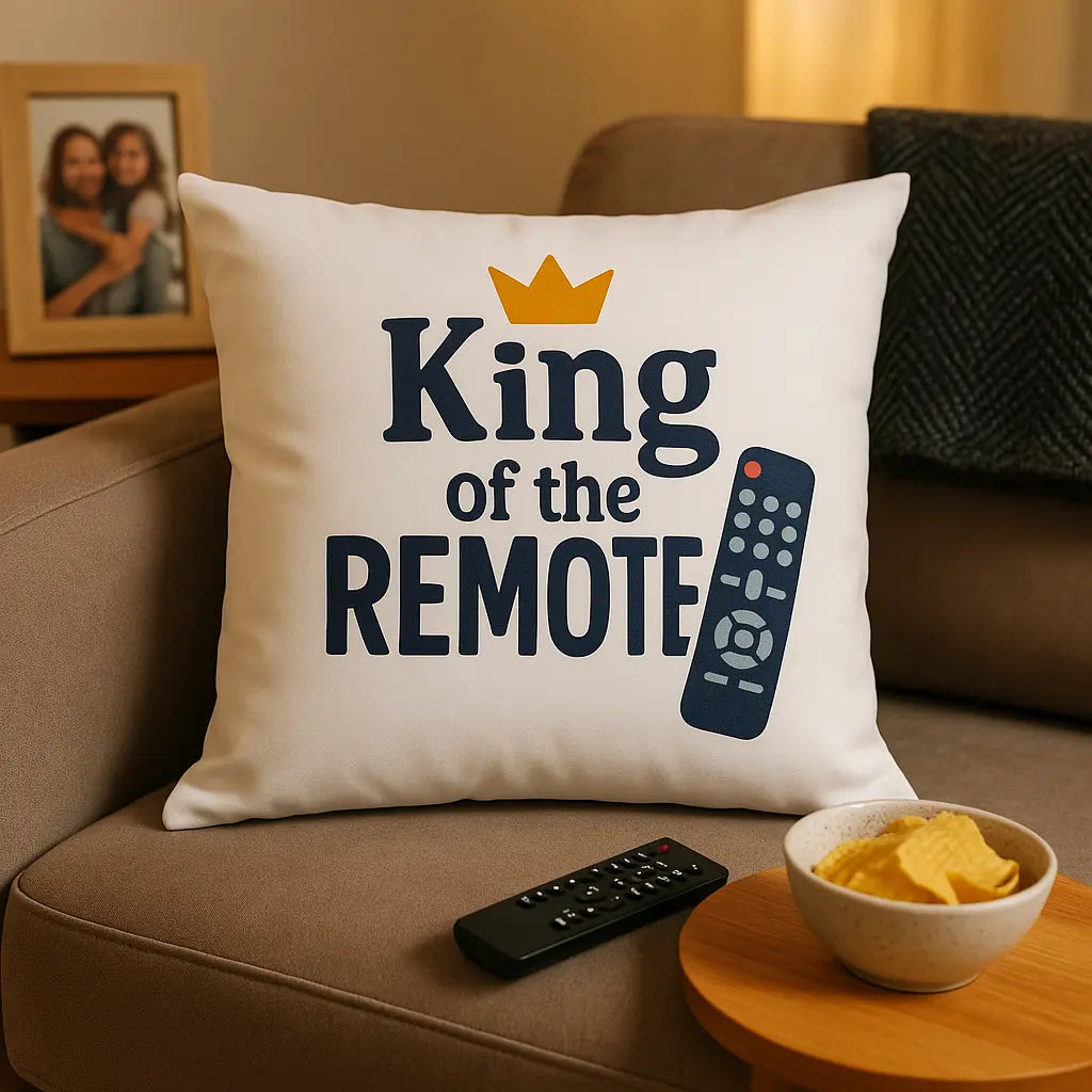 Dad's Remote Cushion - 40x40cm! Anastasi Gifts