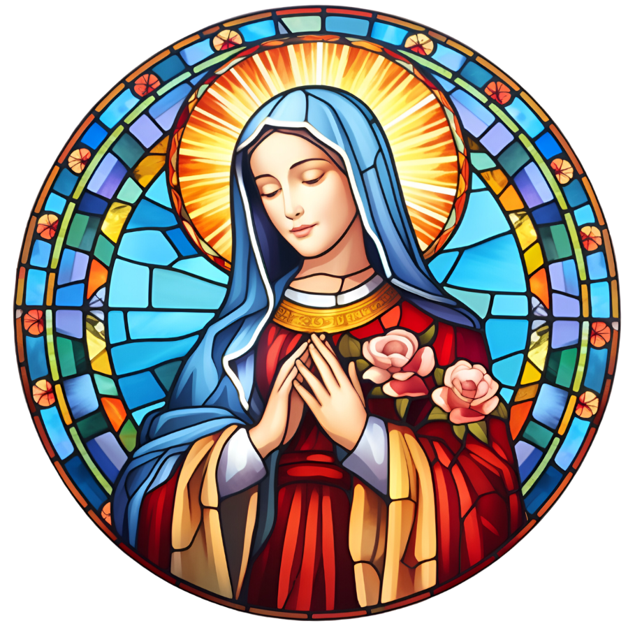 Stained Glass–Style Easter Ceramic Ornaments