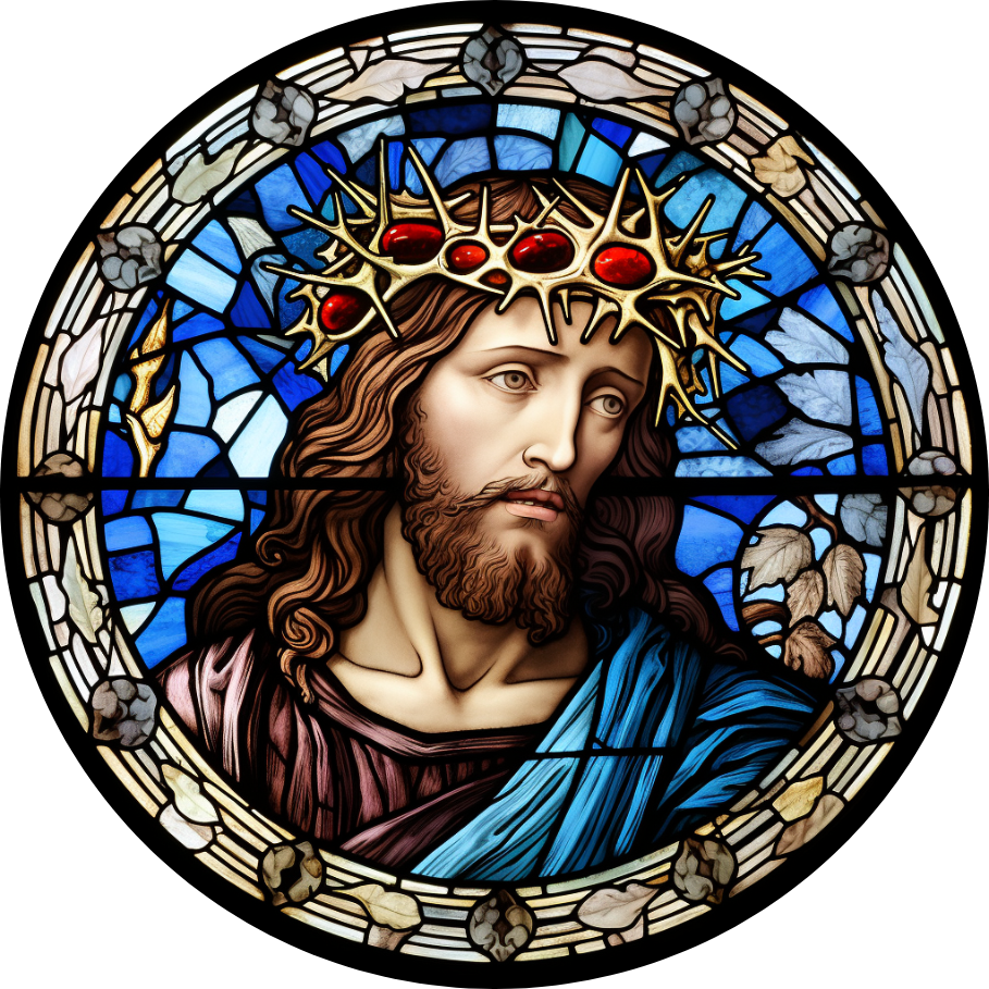 Stained Glass–Style Easter Ceramic Ornaments