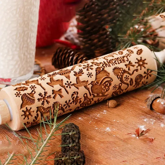 Holiday Baking Rolling Pin-Anastasi Gifts