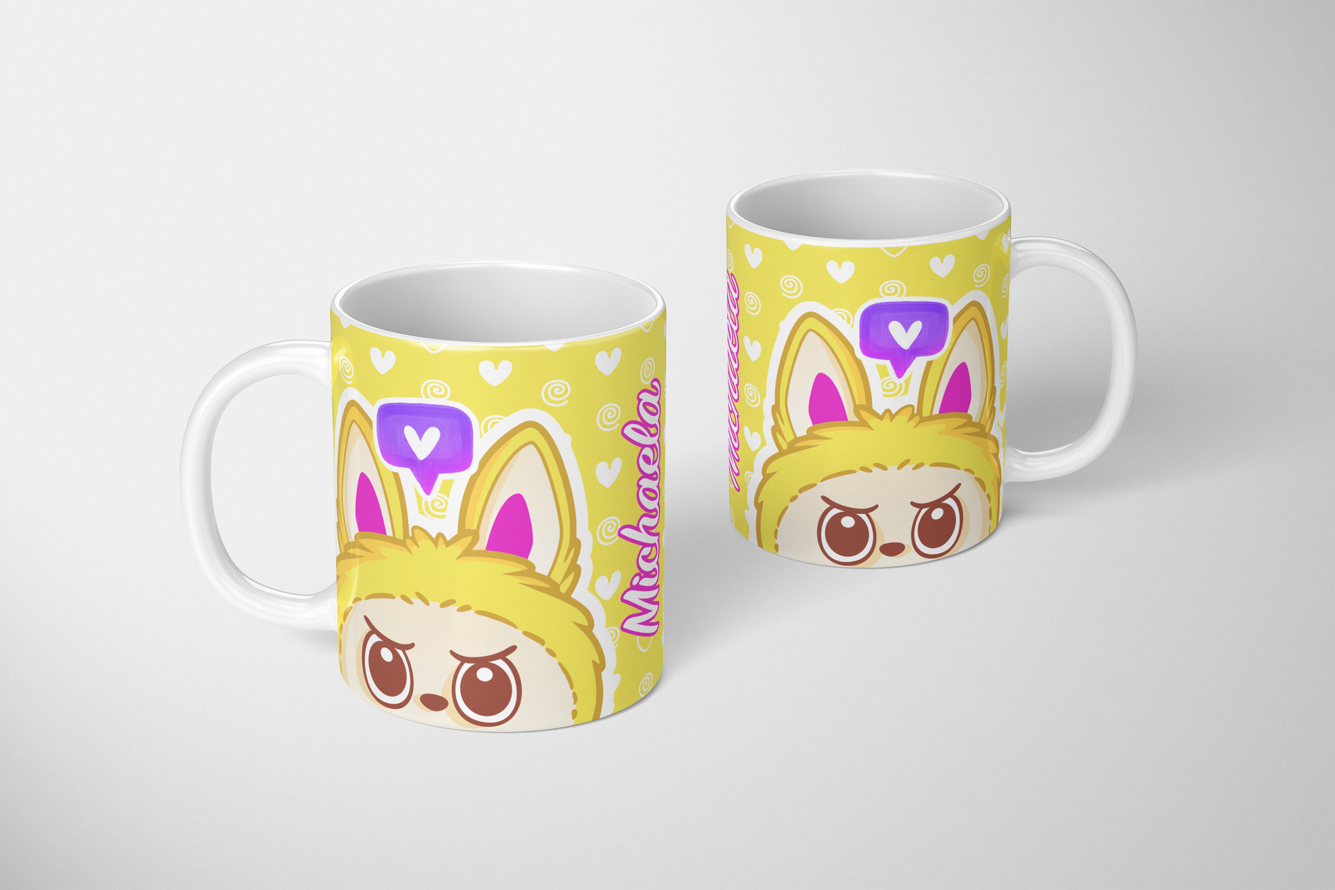 Labubu Inspired Mug – 11oz (325ml)-Anastasi Gifts