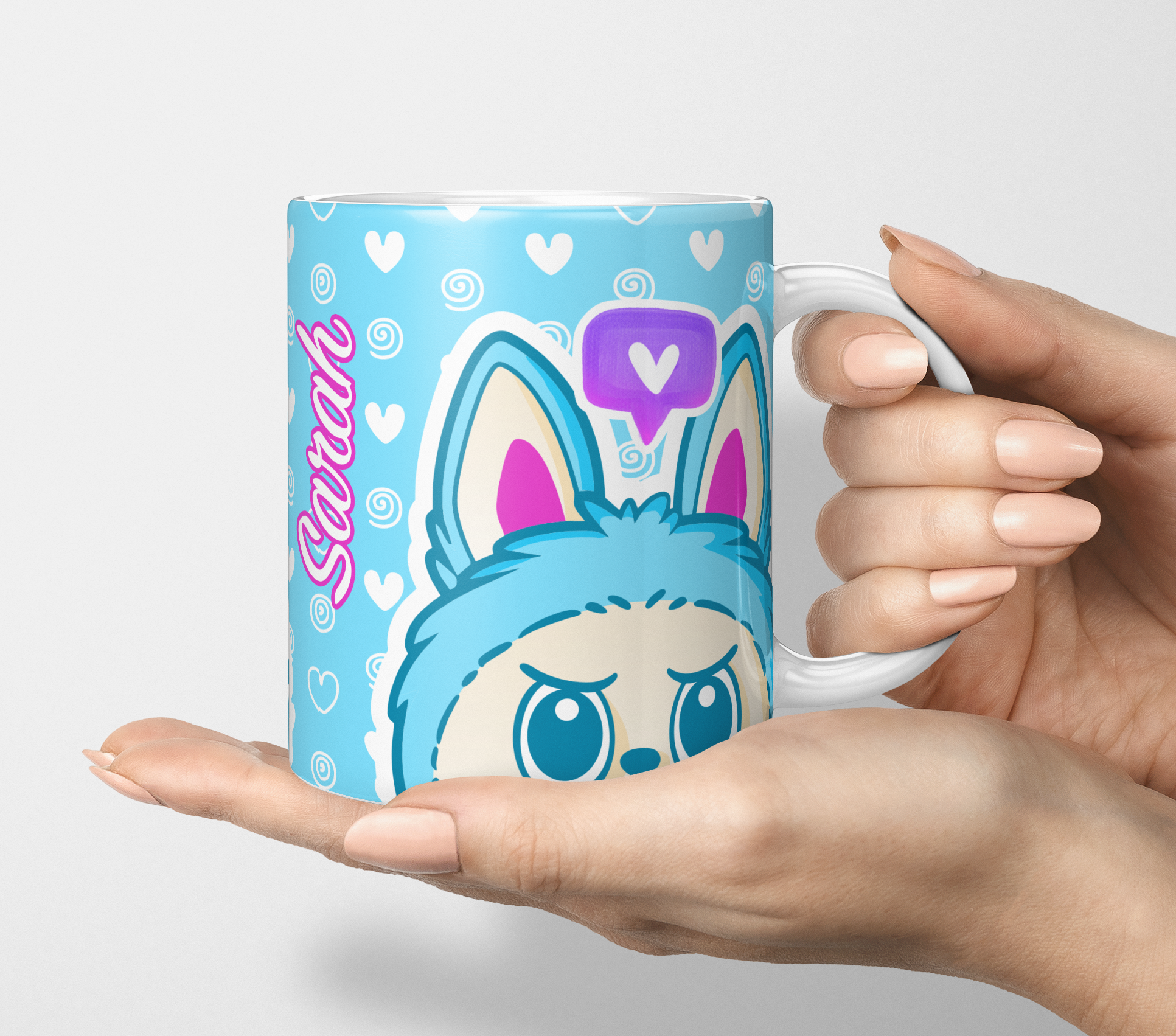 Labubu Inspired Mug – 11oz (325ml)-Anastasi Gifts