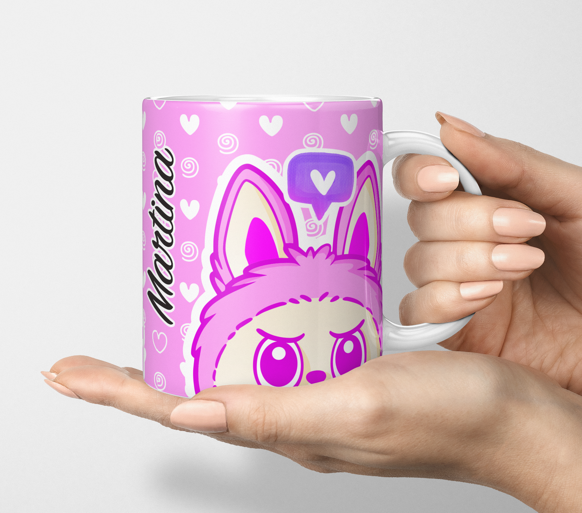 Labubu Inspired Mug – 11oz (325ml)-Anastasi Gifts