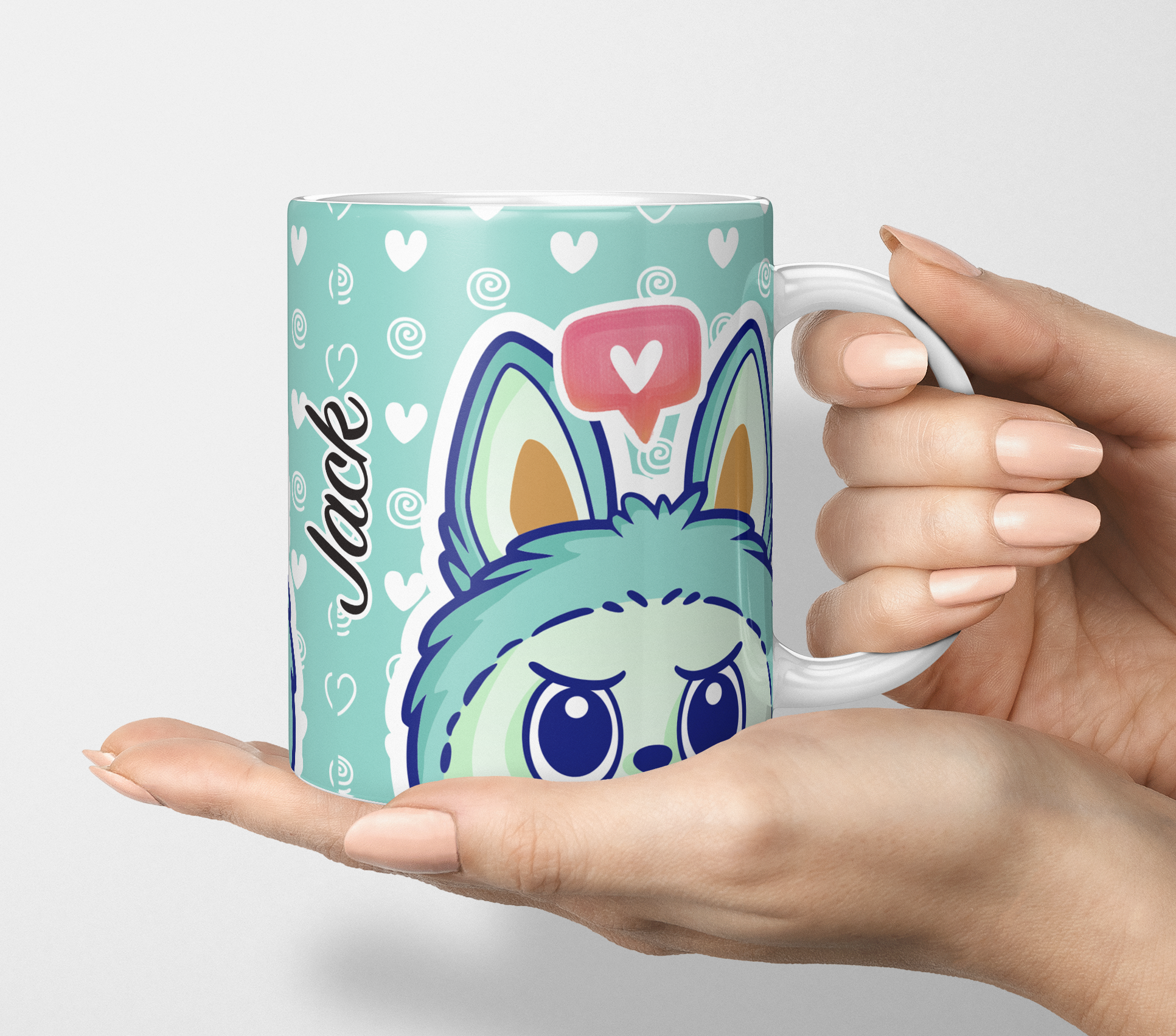 Labubu Inspired Mug – 11oz (325ml)-Anastasi Gifts