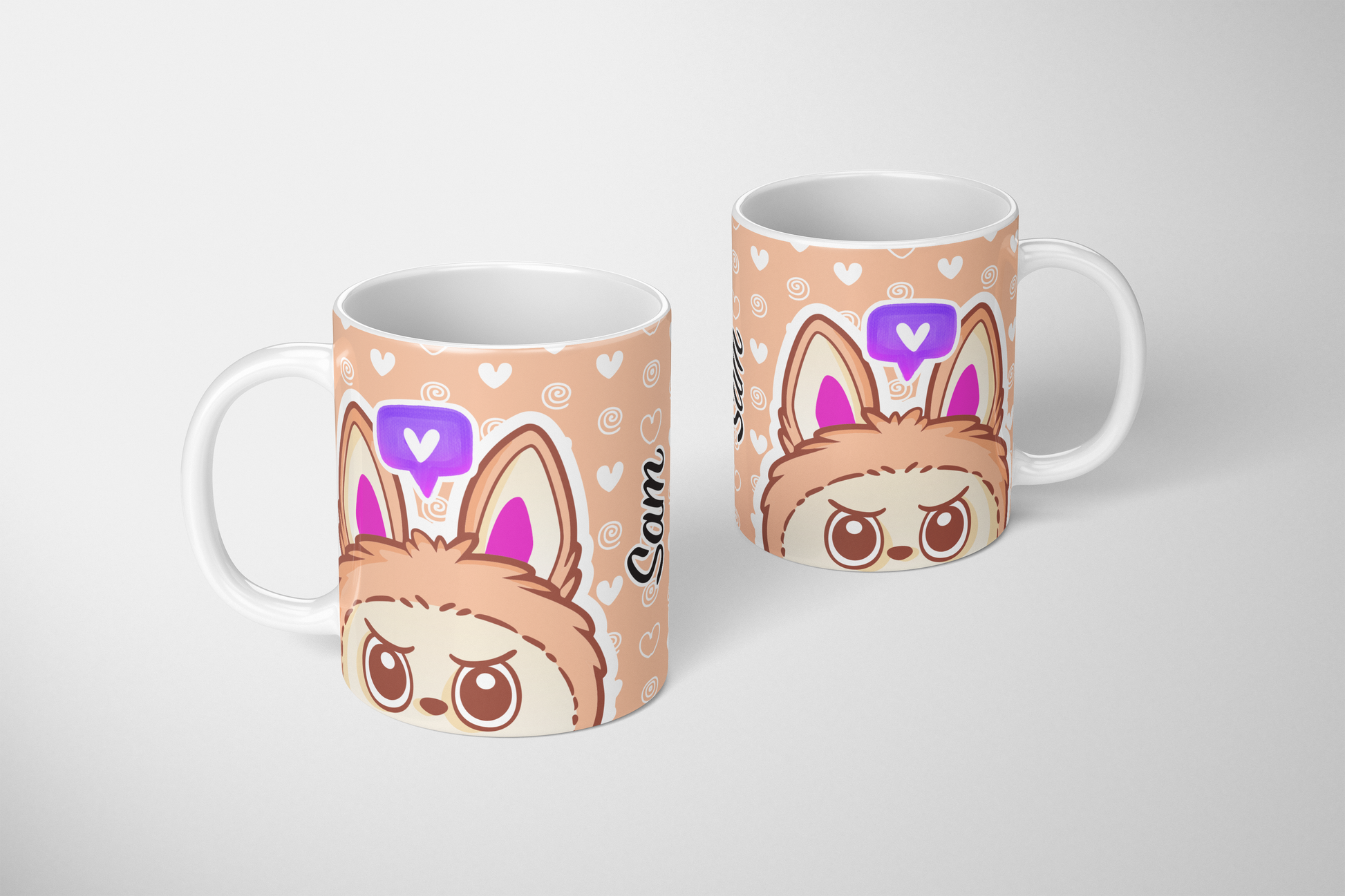 Labubu Inspired Mug – 11oz (325ml)-Anastasi Gifts