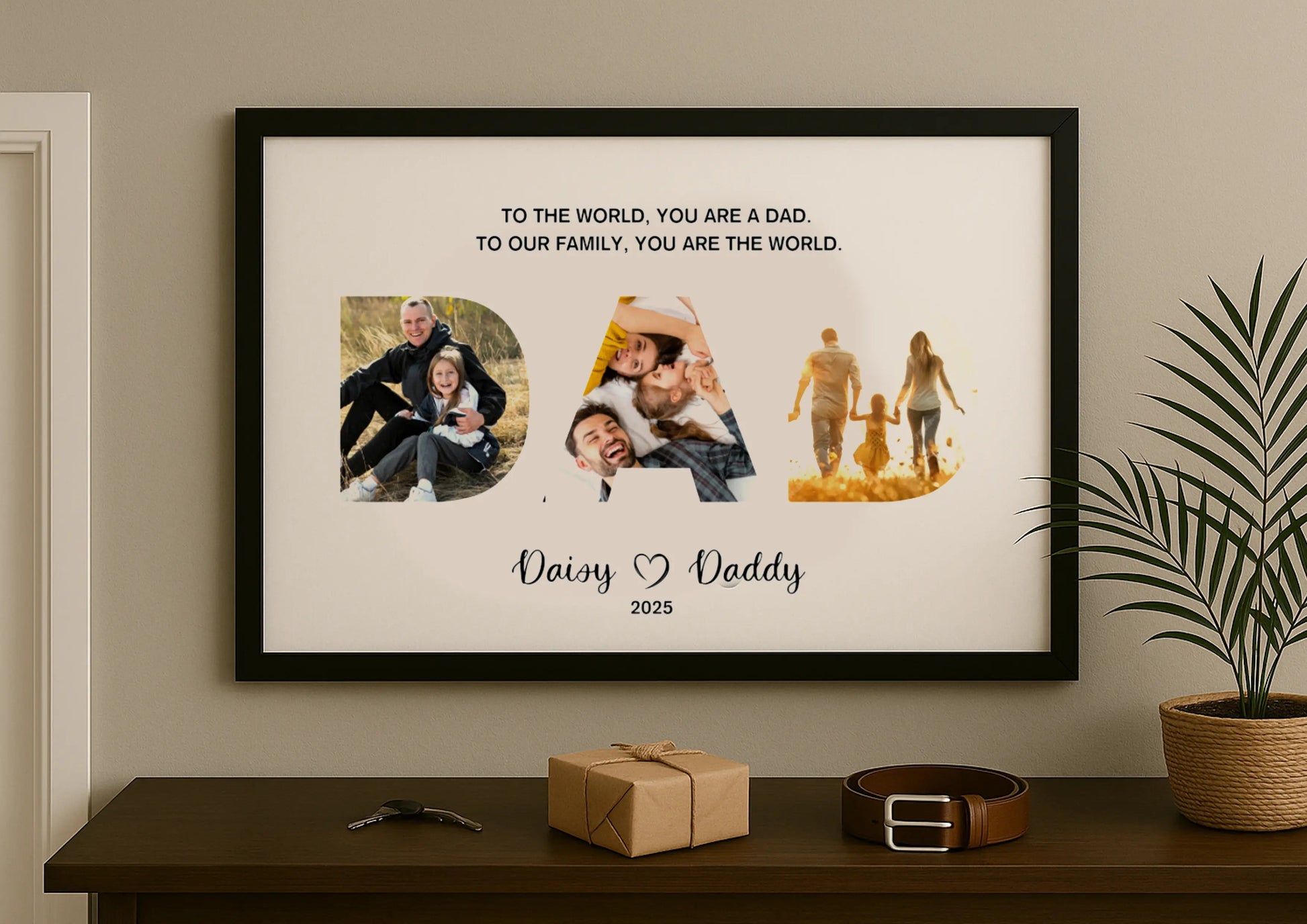 DAD or PAPA Framed Photo Print Anastasi Gifts
