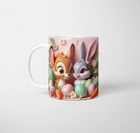 Bambi and Easter Bunny - Easter Mug
