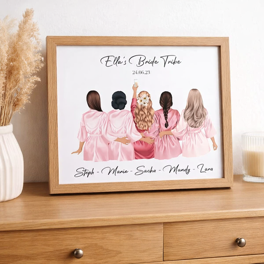 Personalised Bridesmaid Frame-Anastasi Gifts
