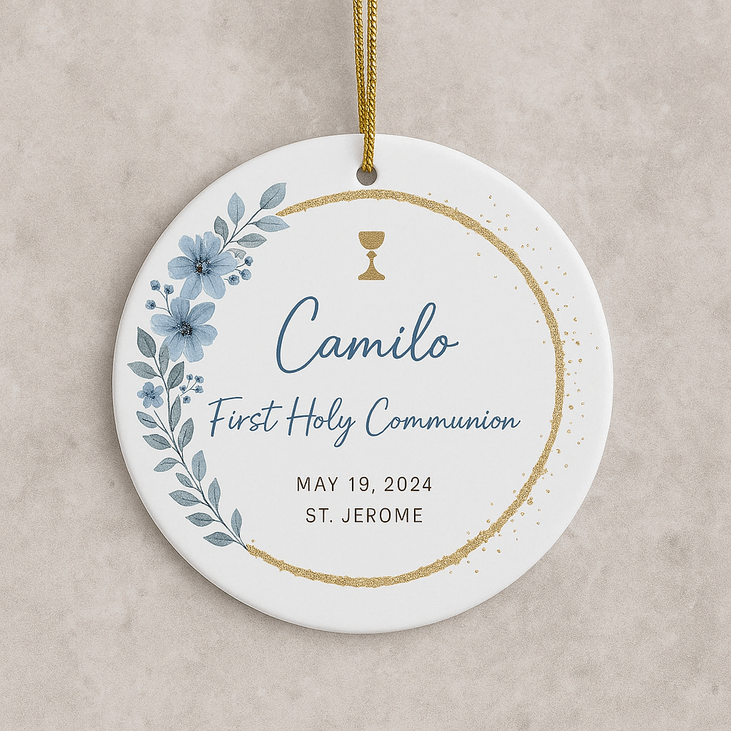 Holy Communion & Confirmation Hanging Ornament
