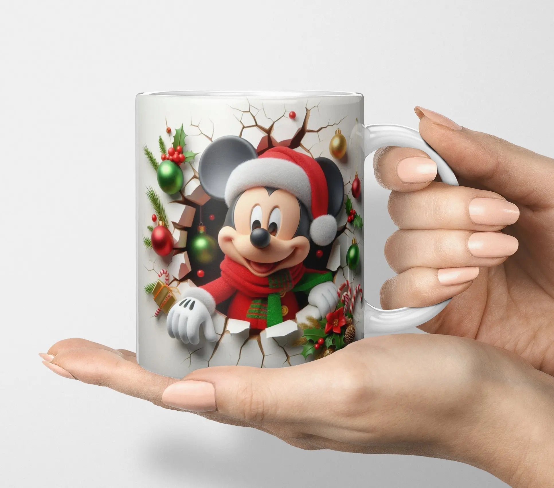 Christmas Mickey Mug-Anastasi Gifts