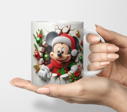Christmas Mickey Mug-Anastasi Gifts