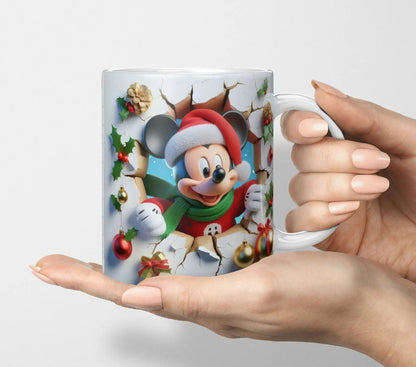 Christmas Mickey Mug-Anastasi Gifts