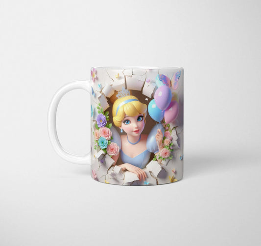 Cinderella - Birthday Themed Mug-Anastasi Gifts
