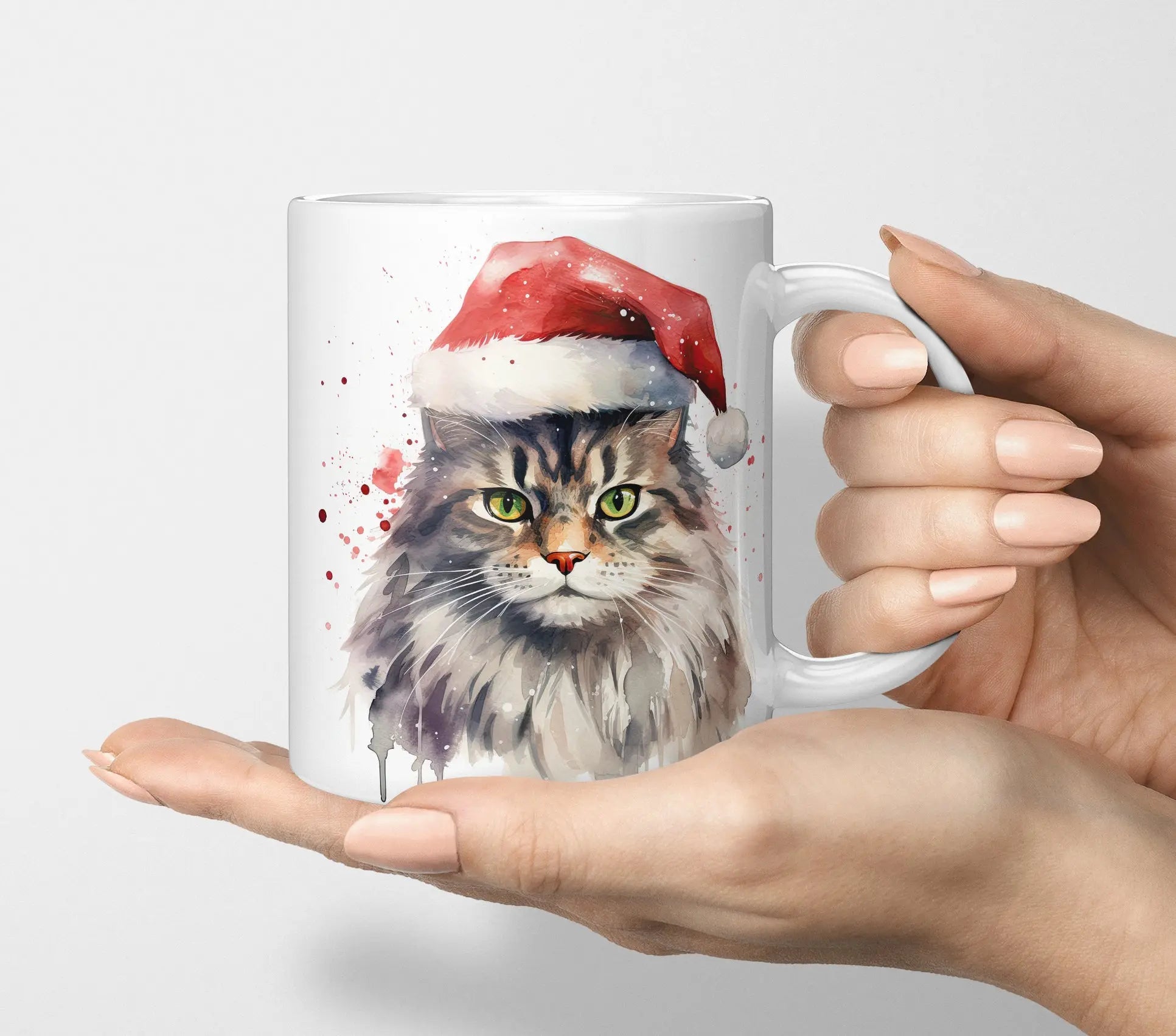 Christmas Cat Mugs - Various Breeds-Anastasi Gifts