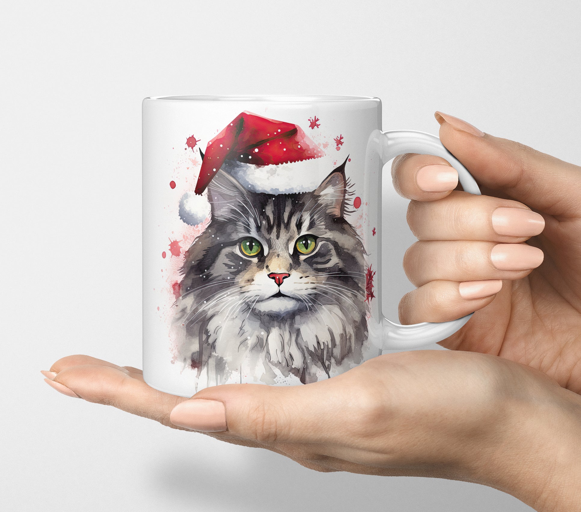 Christmas Cat Mugs - Various Breeds
