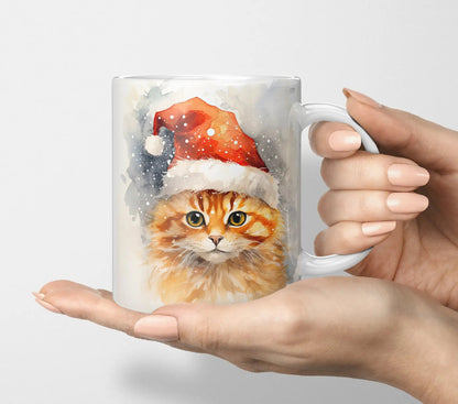 Christmas Cat Mugs - Various Breeds-Anastasi Gifts