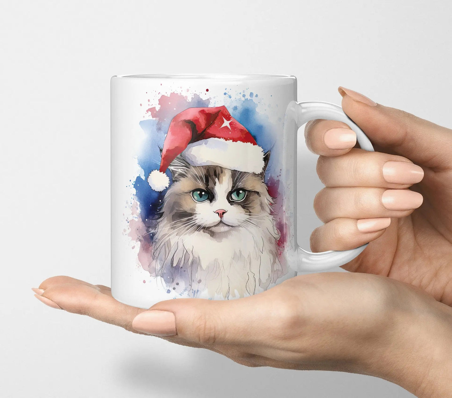 Christmas Cat Mugs - Various Breeds-Anastasi Gifts