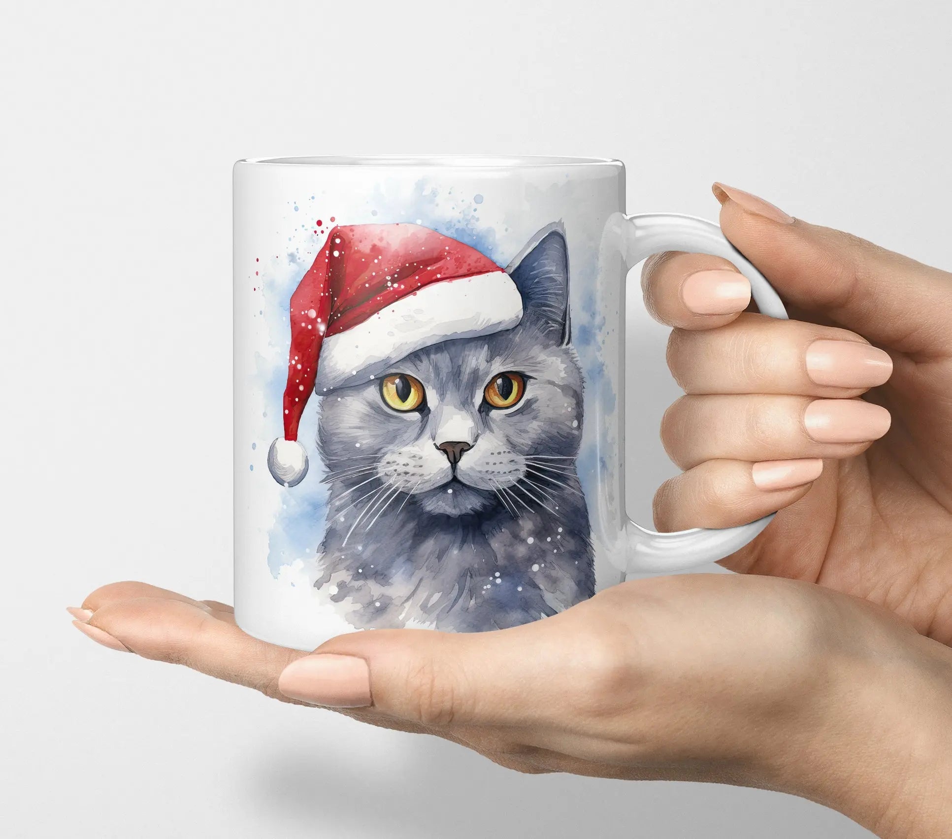 Christmas Cat Mugs - Various Breeds-Anastasi Gifts