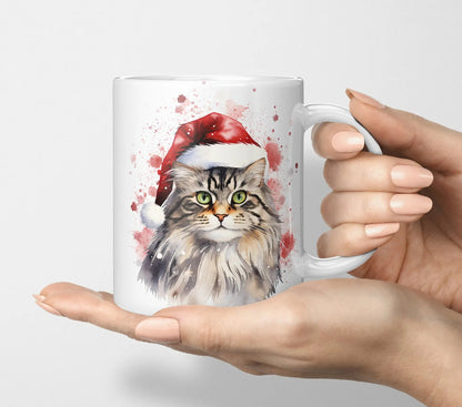 Christmas Cat Mugs - Various Breeds-Anastasi Gifts