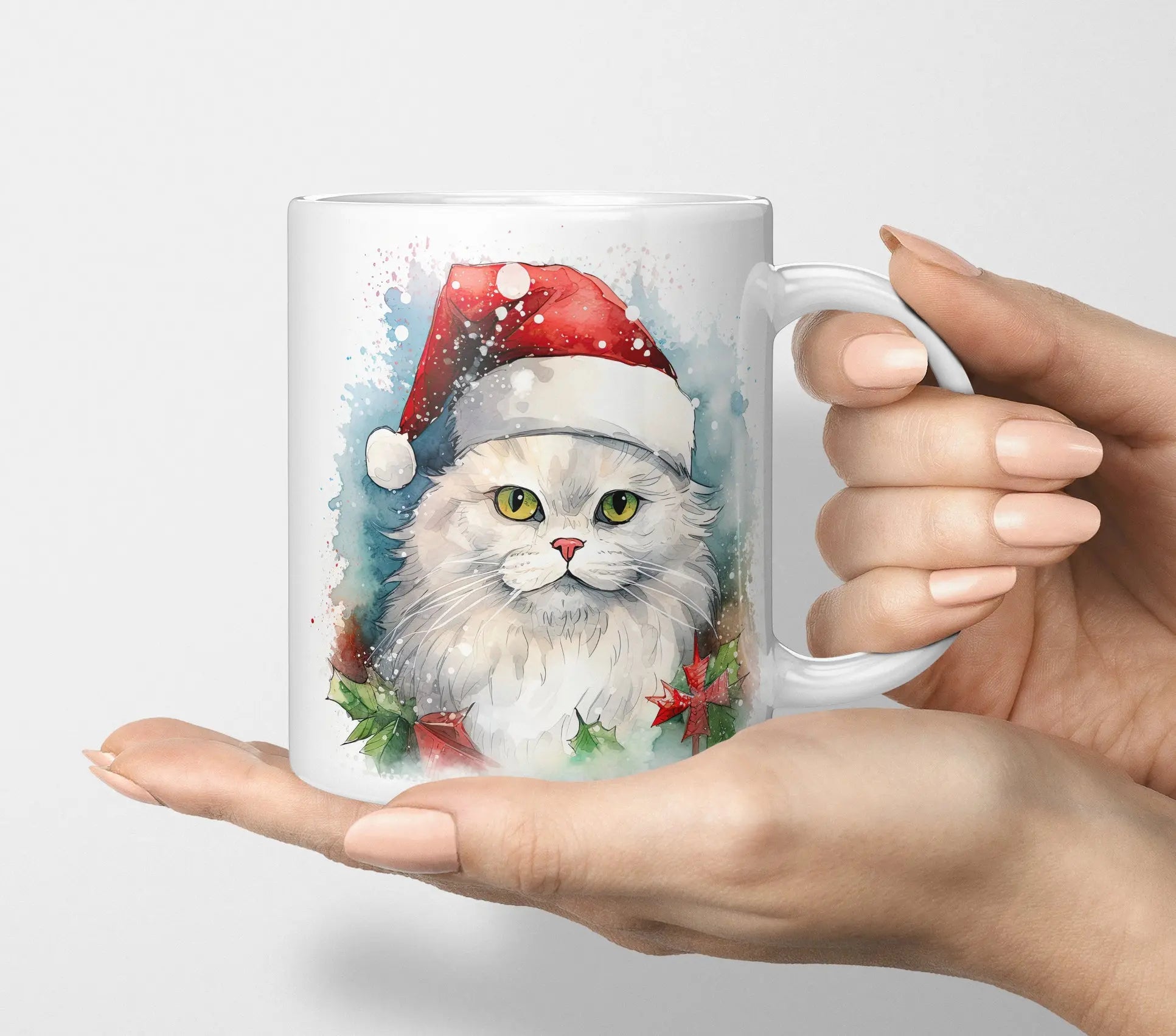 Christmas Cat Mugs - Various Breeds-Anastasi Gifts