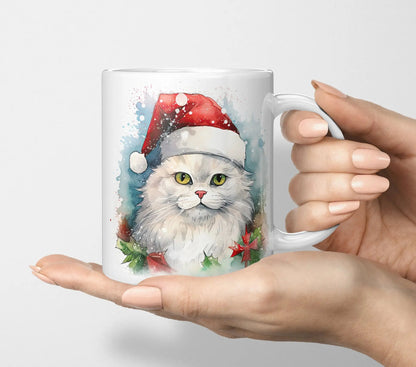 Christmas Cat Mugs - Various Breeds-Anastasi Gifts