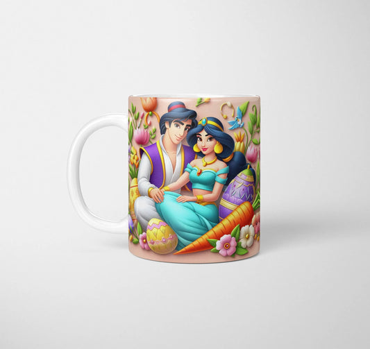 Aladdin and Princess Jasmine - Easter Mug