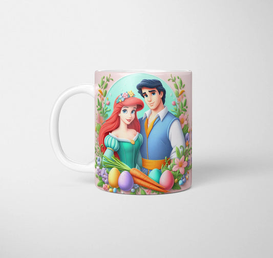 Ariel and Prince Eric - Easter Mug