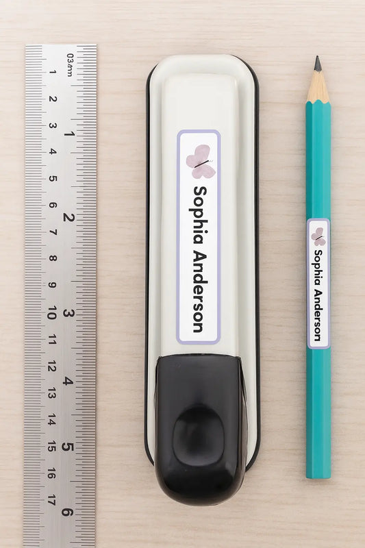 Custom School Name Stickers | Character Customisation Anastasi Gifts