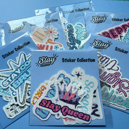 Holographic Waterproof Sticker Bundles