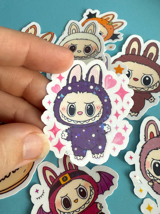 Holographic Illustrated Stickers