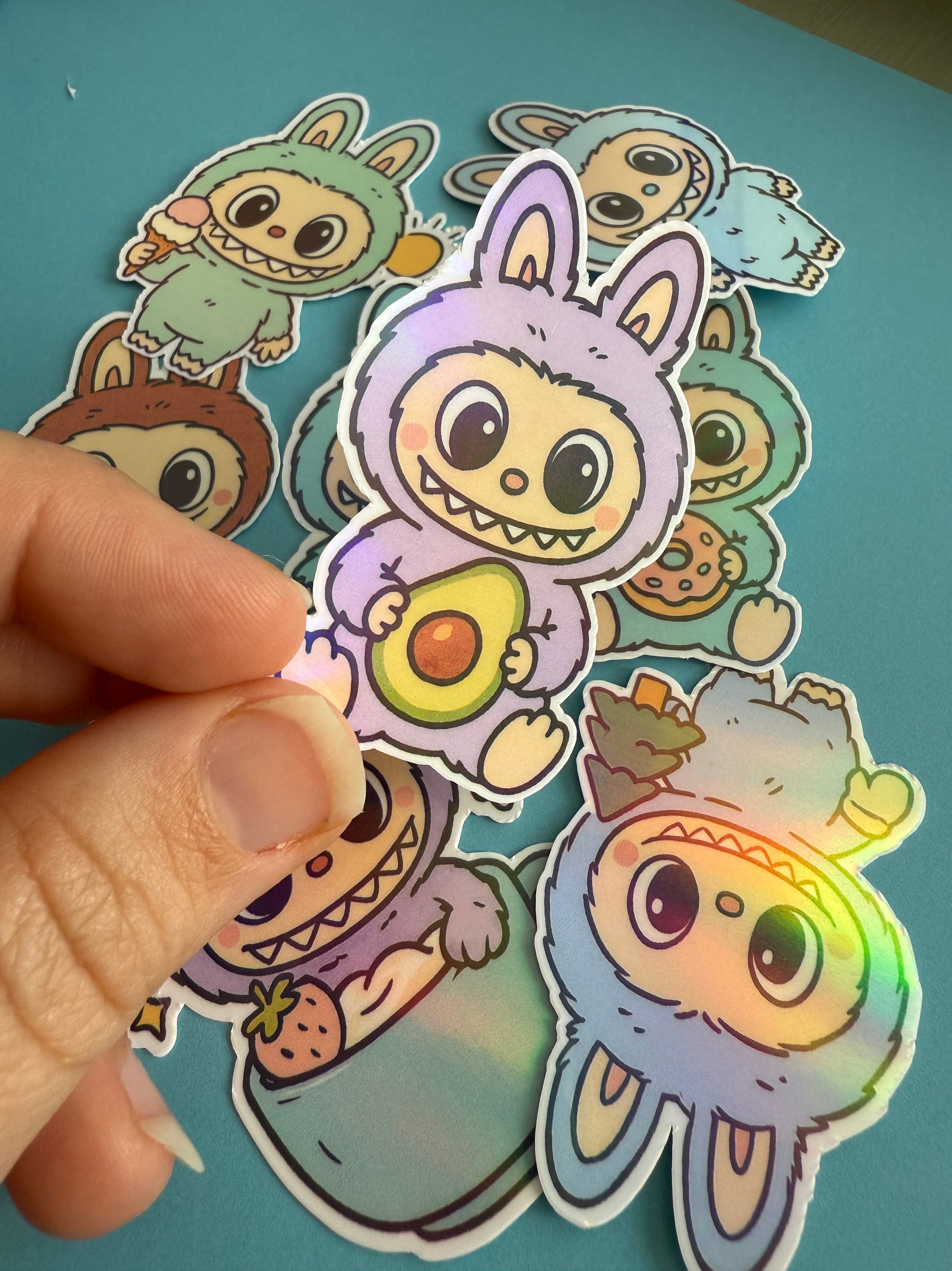 Holographic Illustrated Stickers Anastasi Gifts